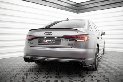 Dokładka Tylna Audi A4 S-line B9 (Wersja z podwójną końcówką wydechu z jednej strony)