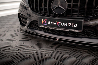 Splitter Przedni V.1 Mercedes-Benz C AMG Line Sedan / Coupe / Estate W205 / C205 / S205 Facelift