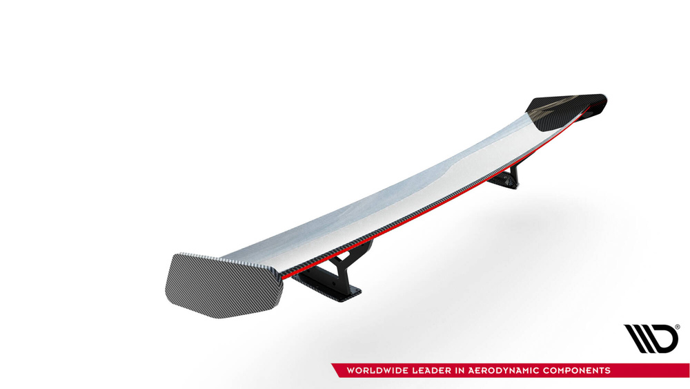 Karbonowy Spoiler Z Wewnętrznymi Wspornikami + LED BMW 5 / M5 Sedan G30 / F90