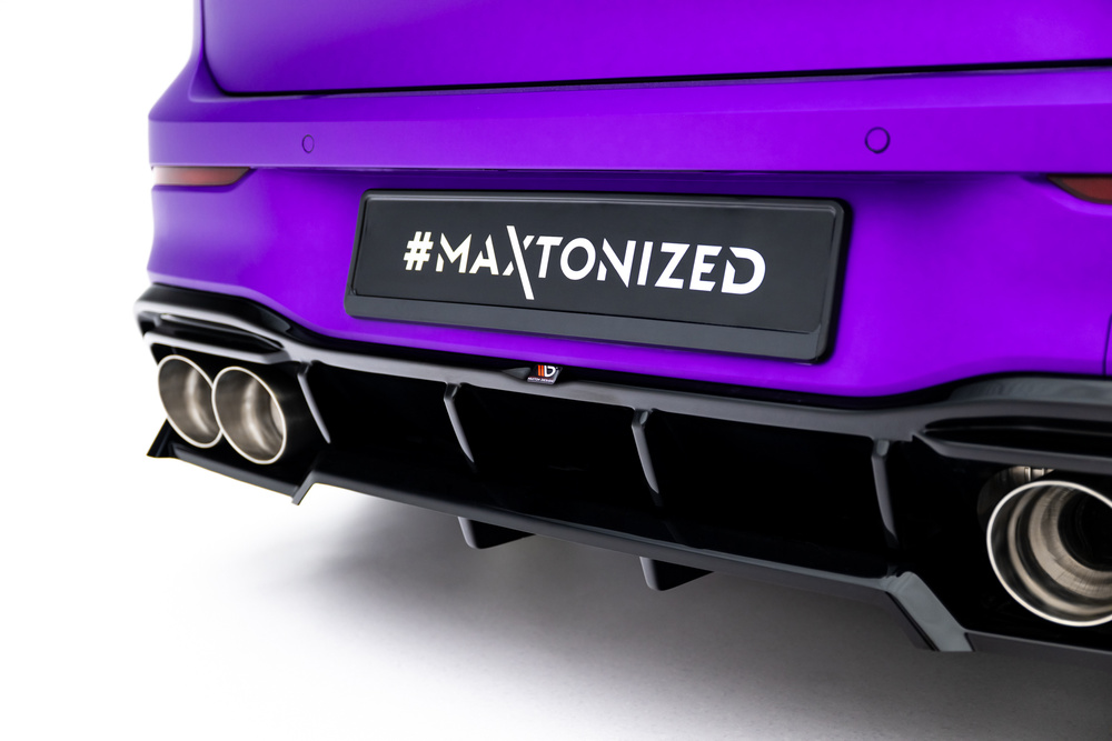 Splitter Tylny (Z Dyfuzorem) V.2 Volkswagen Golf R  Mk8 / Mk8 Facelift
