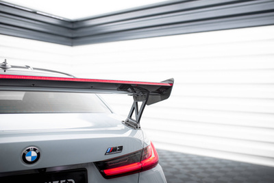 Karbonowy Spoiler Z Zewnętrznymi Wspornikami + LED BMW M3 G80 / M340i G20 / 3 M-Pack G20 / 3 Standard G20