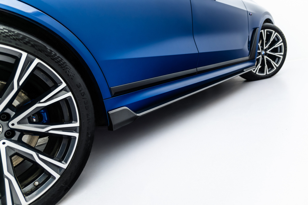 Karbonowe Splittery Boczne Prepreg BMW X7 M-Pack G07