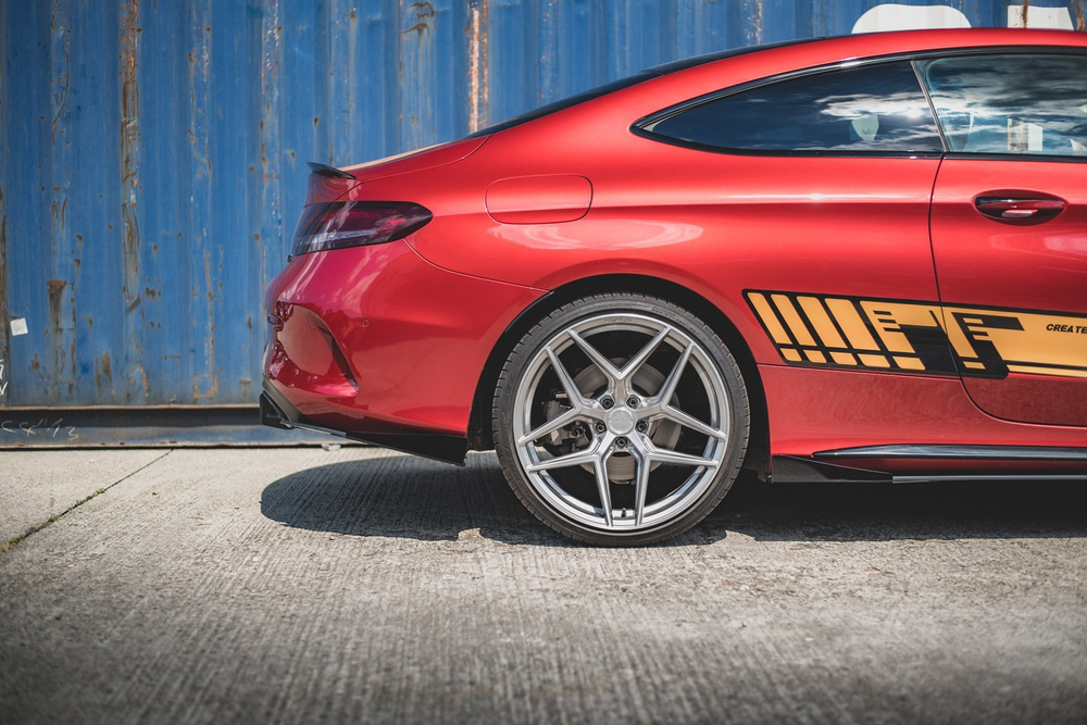 Splittery Tylne Boczne Street Pro + Flaps Mercedes-AMG C43 Coupe C205