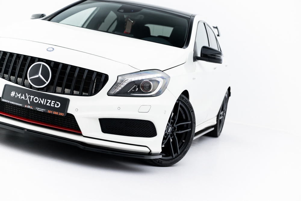 SPLITTER PRZEDNI MERCEDES-BENZ W176 AMG-LINE PRZEDLIFT