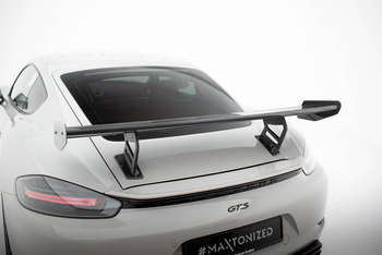 Karbonowy Spoiler Z Wewnętrznymi Wspornikami V.2 Porsche 718 Cayman 982c