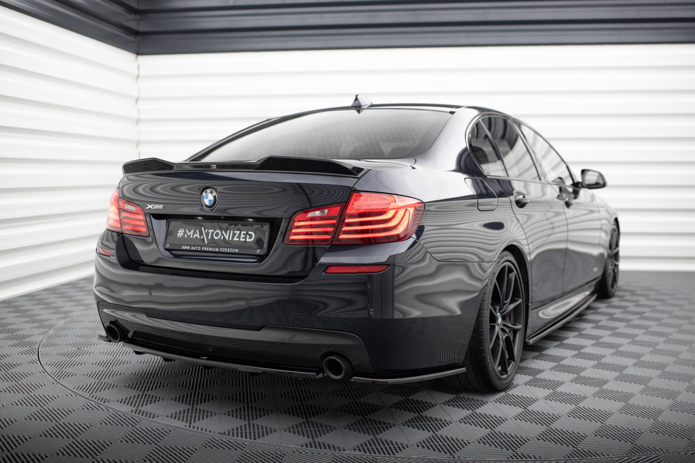 Splitter Tylny BMW 5 M-Pack Sedan/Touring F10/F11 (2 pojedyncze końcówki wydechu)