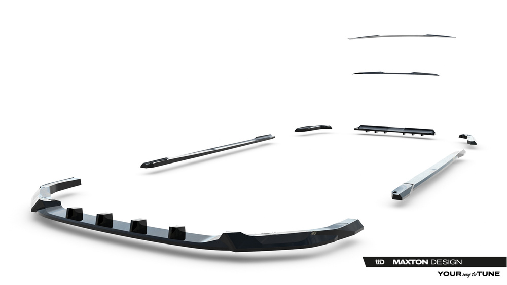 Zestaw Splitterów Subaru WRX STI Mk2