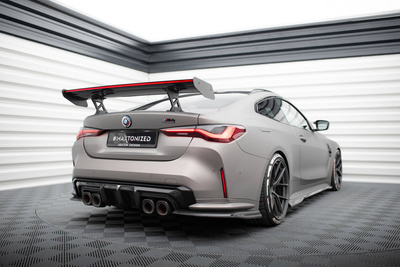 Karbonowy Spoiler Z Wewnętrznymi Wspornikami + LED BMW M4 G82 / G82 Facelift / M440i / 4 M-Pack G22 / G22 Facelift