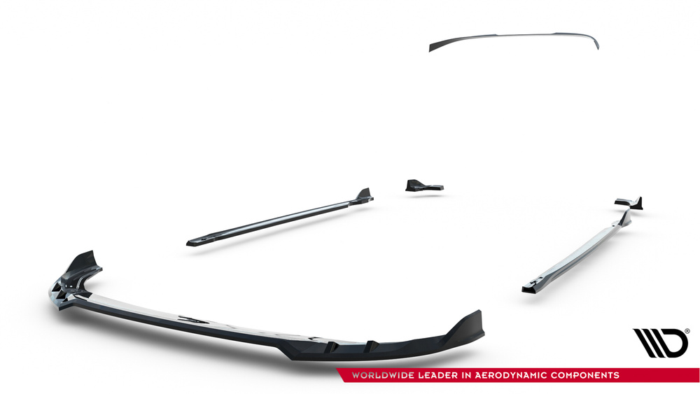 Zestaw Splitterów V.1 Volkswagen Golf R Hatchback Mk8 Facelift