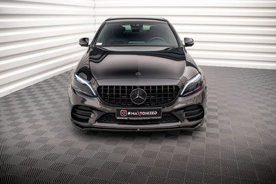 Splitter Przedni V.1 Mercedes-Benz C AMG Line Sedan / Coupe / Estate W205 / C205 / S205 Facelift