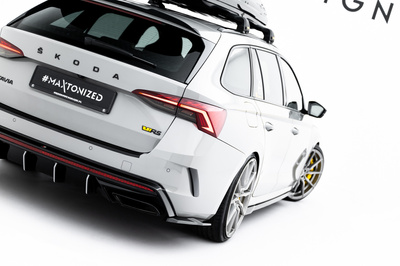 Splittery Tylne Boczne V.7 Skoda Octavia RS Liftback / Combi Mk4