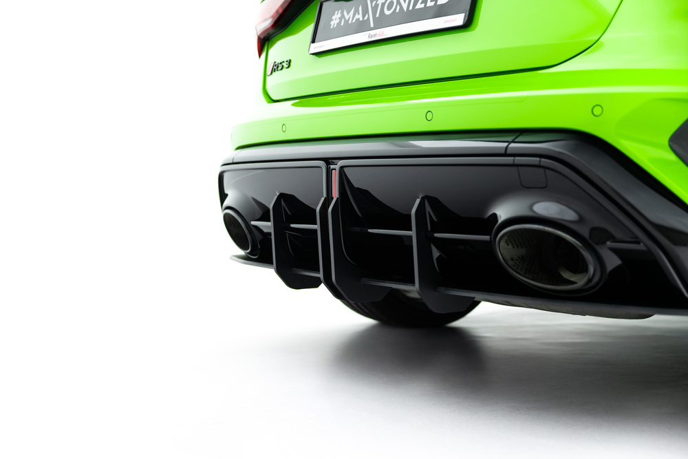 Dyfuzor Tylny Street Pro + Flaps Audi RS3 Sportback 8Y Facelift