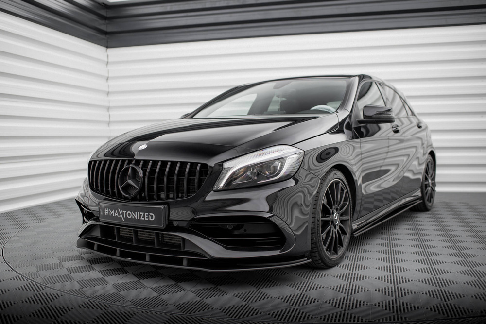 Splitter Przedni Street Pro Mercedes-Benz A AMG-Line W176 Facelift