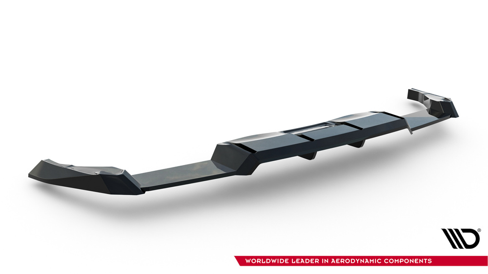 Splitter Tylny (Z Dyfuzorem) V.2 Volkswagen Golf R  Mk8 / Mk8 Facelift