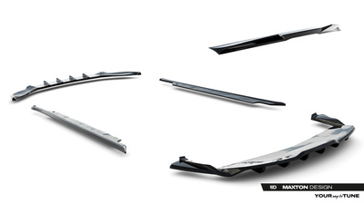 Zestaw Splitterów Tesla Model S Plaid Mk1 Facelift