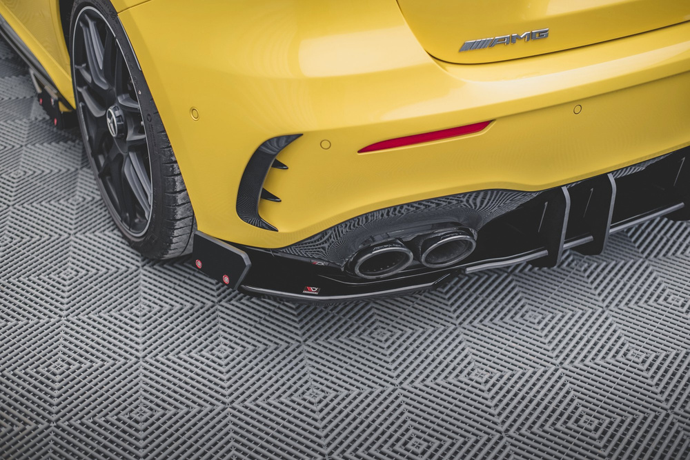 Splittery Tylne Boczne V.2 + Flaps Mercedes-AMG A 45 S Aero Pack W177