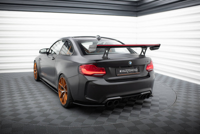 Karbonowy Spoiler Z Wewnętrznymi Wspornikami + LED BMW M2 F87 / 2 / 2 M-Pack F22