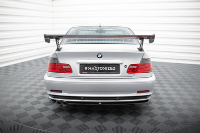 Karbonowy Spoiler Z Zewnętrznymi Wspornikami + LED BMW 3 Coupe E46