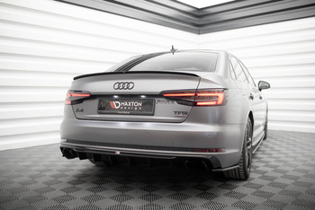Dokładka Tylna V.1 Audi A4 S-line B9 (Wersja z pojedynczą końcówką wydechu z jednej strony)
