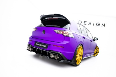 Splitter Tylny (Z Dyfuzorem) V.2 Volkswagen Golf R  Mk8 / Mk8 Facelift
