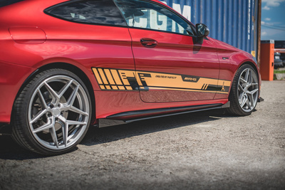 Dokładki progów Street Pro+ Flapsy Mercedes AMG C43 Coupe C205