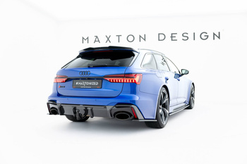 Karbonowy Dyfuzor Tylny Prepreg Audi RS6 C8  (wersja z hakiem)