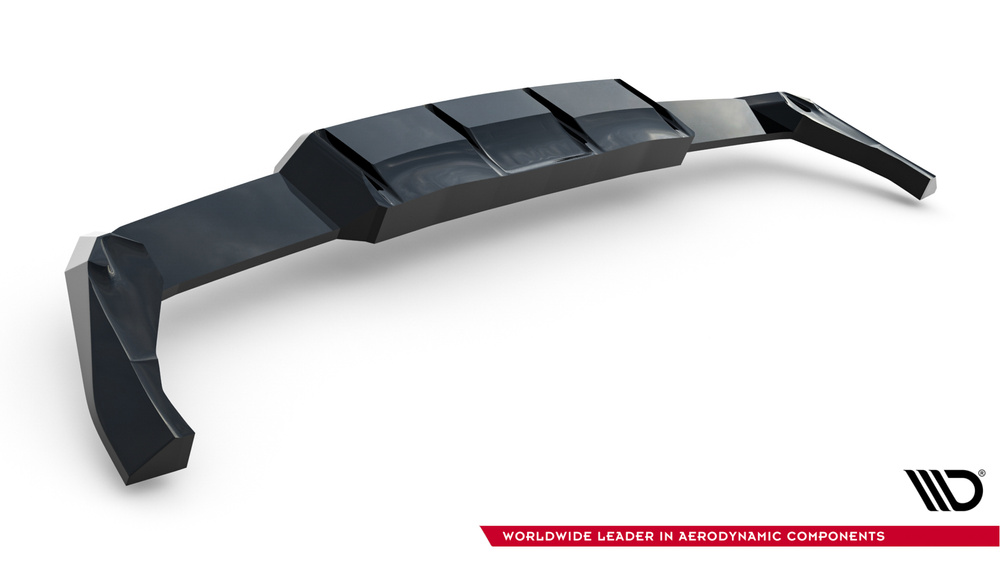Splitter Tylny (Z Dyfuzorem) V.2 Volkswagen Golf R  Mk8 / Mk8 Facelift