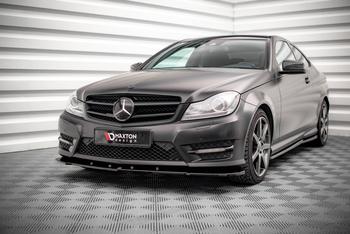 Splitter Przedni V.2 Mercedes-Benz C Coupe / Sedan / Estate  AMG-Line C204 / W204 Facelift / S204 Facelift