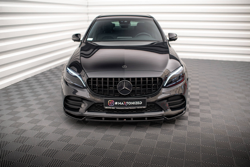 Splitter Przedni V.2 Mercedes-Benz C AMG Line Sedan / Coupe / Estate W205 / C205 / S205 Facelift