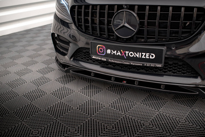 Splitter Przedni V.2 Mercedes-Benz C AMG Line Sedan / Coupe / Estate W205 / C205 / S205 Facelift