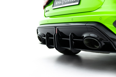 Dyfuzor Tylny Street Pro + Flaps Audi RS3 Sportback 8Y Facelift