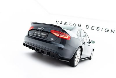 Dokładka Tylna Audi A4 B8 Facelift (Wersja z podwójnym wydechem z jednej strony)