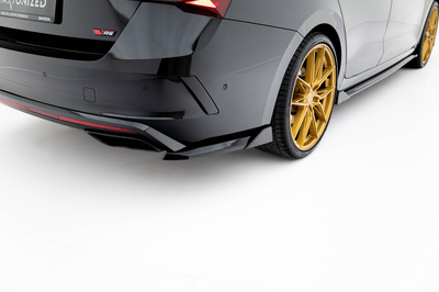 Splittery Tylne Boczne V.6 Skoda Octavia RS Liftback / Combi Mk4 / Mk4 Facelift