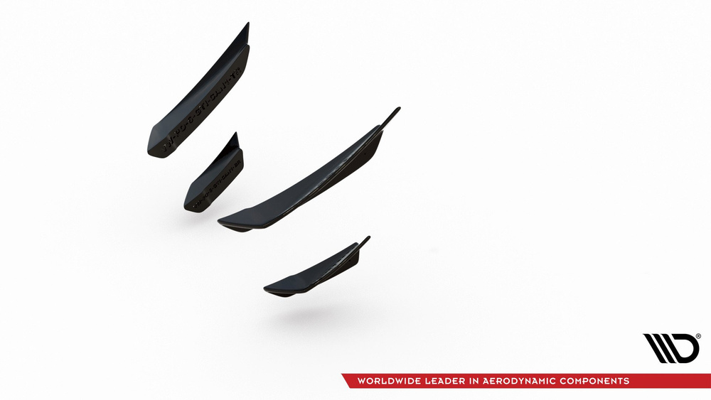 Canards(owiewki przedniego zderzaka) Volkswagen Polo GTI Mk6