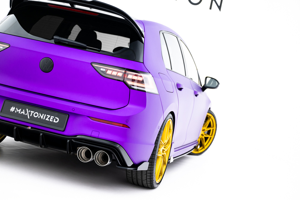 Splittery Tylne Boczne Street Pro V.2 + Flaps V.2 Volkswagen Golf R Mk8 / Mk8 Facelift