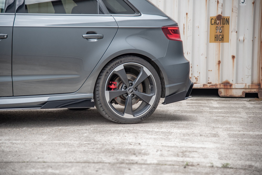 Splittery Tylne Boczne Street Pro + Flaps Audi RS3 8V Sportback