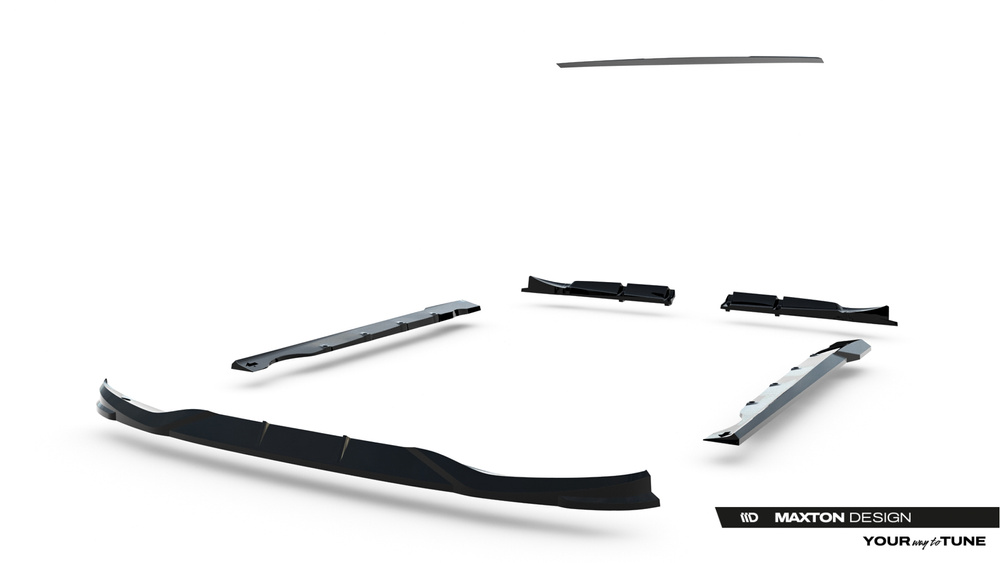 Zestaw Splitterów Brabus Smart Fortwo C451 Facelift