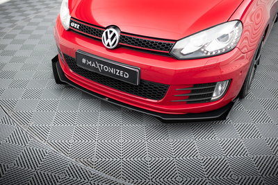 Splitter Przedni Street Pro V.3 + Flaps Volkswagen Golf GTI Mk6