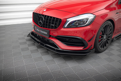Splitter Przedni Street Pro + Flaps Mercedes-Benz A 45 AMG Aero W176 Facelift