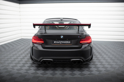 Karbonowy Spoiler Z Wewnętrznymi Wspornikami + LED BMW M2 F87 / 2 / 2 M-Pack F22