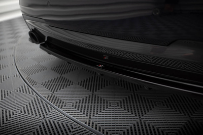 Splitter Tylny BMW 5 M-Pack Sedan/Touring F10/F11 (2 pojedyncze końcówki wydechu)