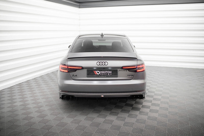 Dokładka Tylna V.1 Audi A4 S-line B9 (Wersja z pojedynczą końcówką wydechu z jednej strony)