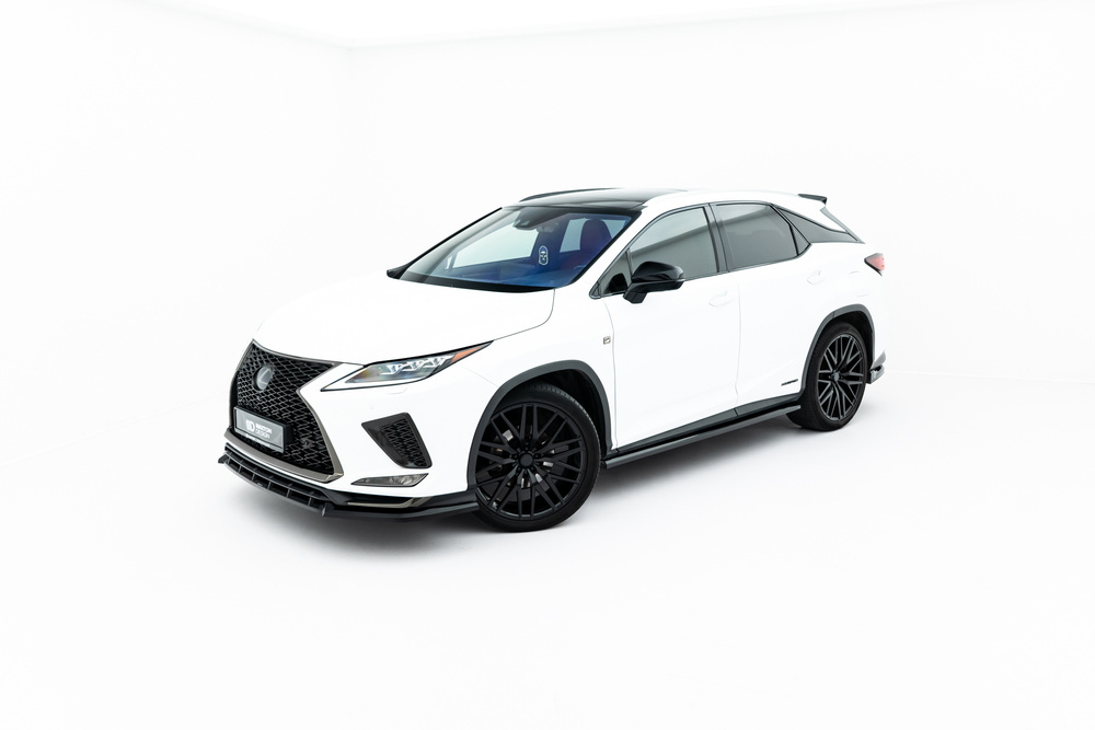 Dokładki Progów Lexus RX F-Sport Mk4 Facelift (wersja bez fabrycznych stopni progowych)