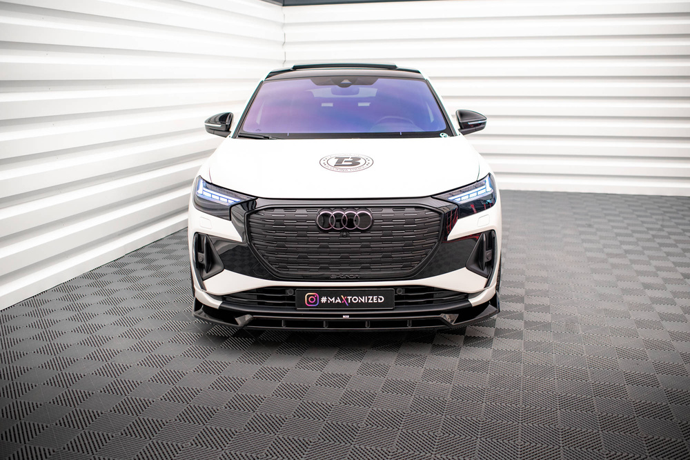 Splitter Przedni V.2 Audi Q4 e-tron Sportback S-line Mk1