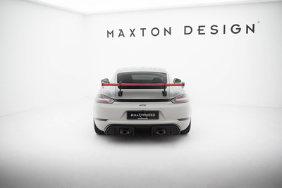 Karbonowy Spoiler Z Górnymi Mocowaniami V.1 + LED Porsche 718 Cayman 982c
