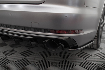 Dokładka Tylna V.1 Audi A4 S-line B9 (Wersja z pojedynczymi końcówkami wydechu po obydwu stronach)