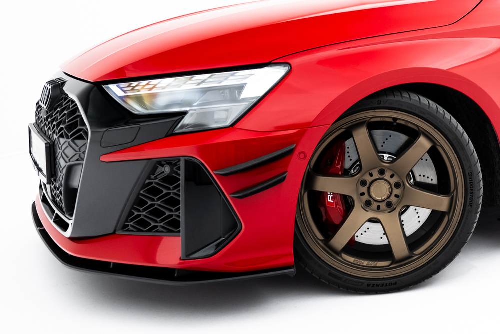 Canards(owiewki przedniego zderzaka) Audi RS3 Sedan 8Y Facelift