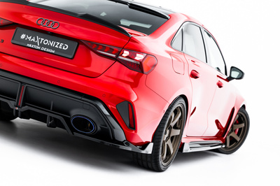 Splitter Tylny (Z Dyfuzorem) V.2 Audi RS3 Sedan 8Y Facelift
