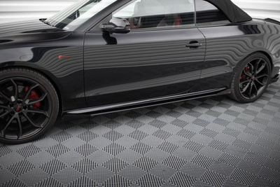 Dokładki progów Street Pro + Flaps Audi A5 / A5 S-Line / S5 Coupe / Cabrio 8T / 8T Facelift