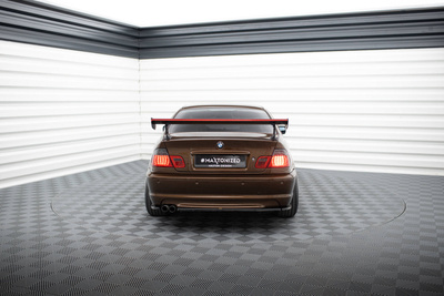 Karbonowy Spoiler Z Zewnętrznymi Wspornikami + LED BMW 3 Coupe E46